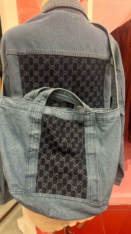 Handmade Large Denim Bag