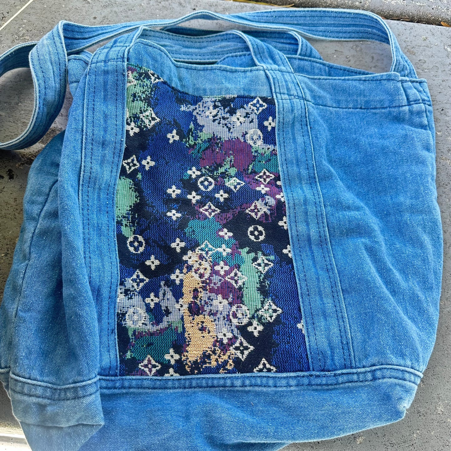 Handmade Fully Lined Denim Bag
