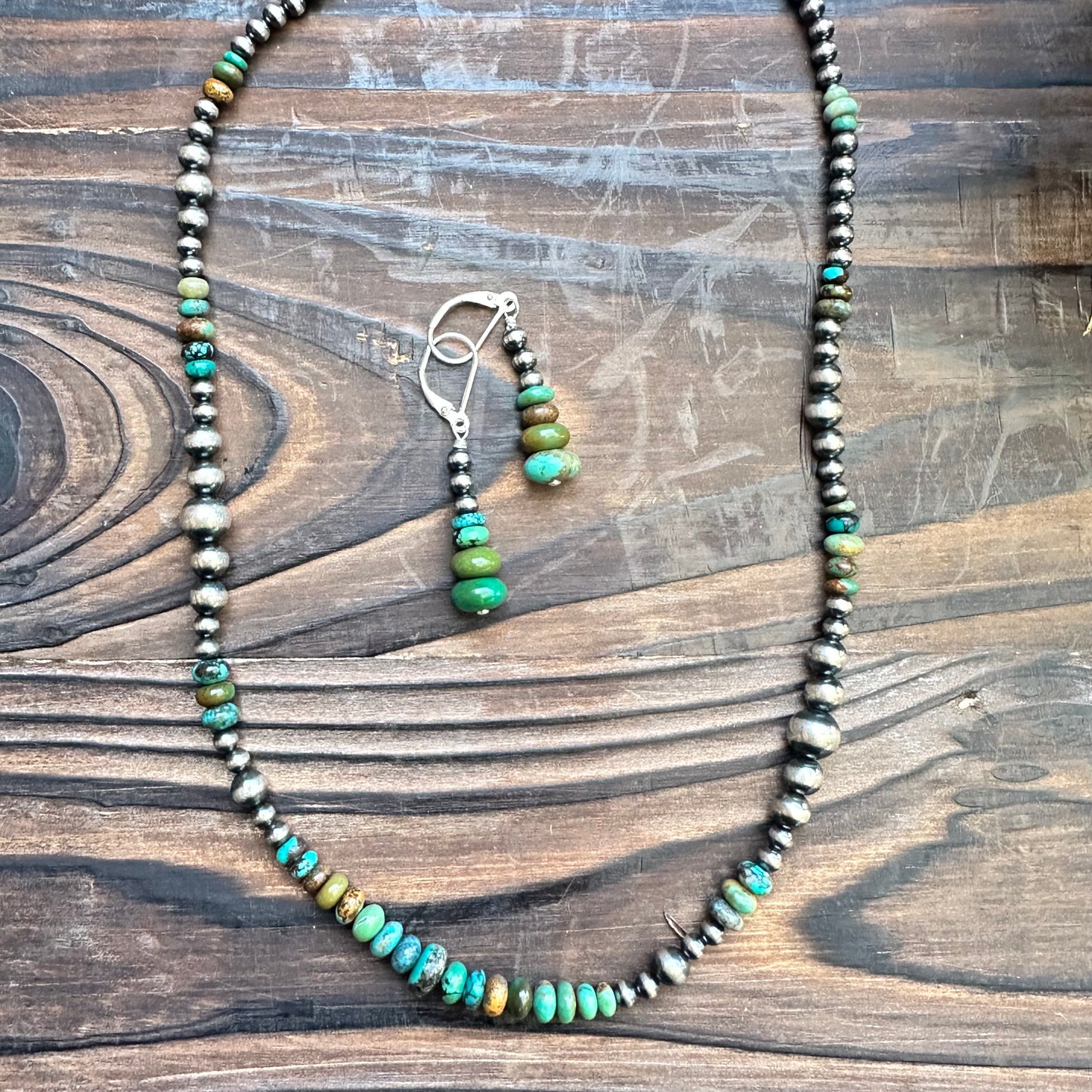 Arizona Turquoise Navajo Pearl Necklace (18"-20")