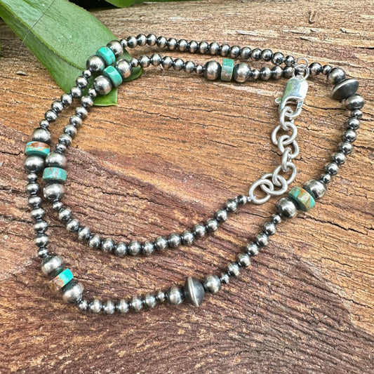 N0707 Navajo Pearls Necklace (18”-20”)