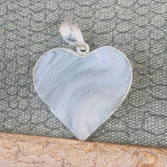 Sale - 1.8" Druzy Sterling Silver Pendant Necklace (18")