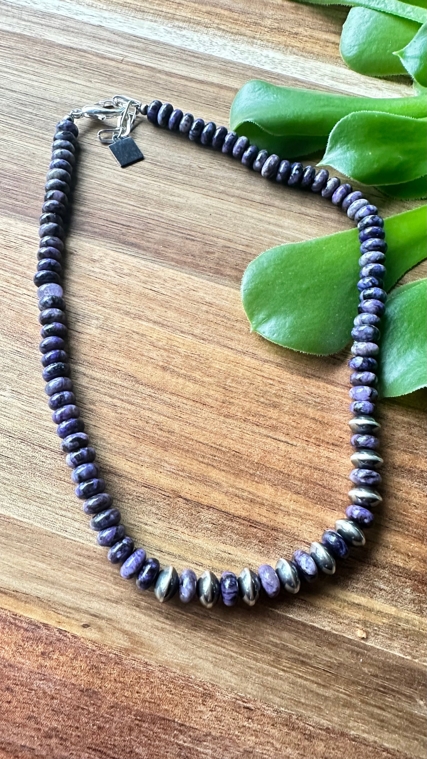 Charoite Navajo Pearls