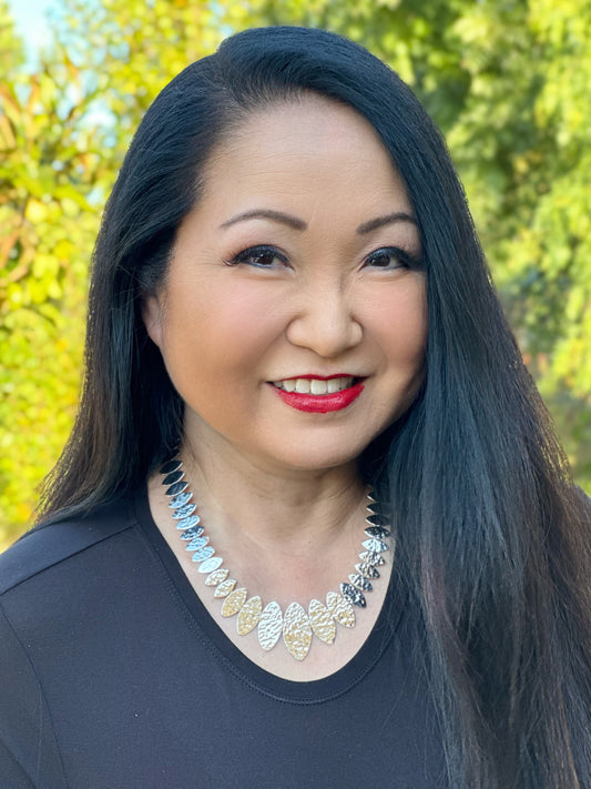 N0588 Hammered Sterling Silver Necklace