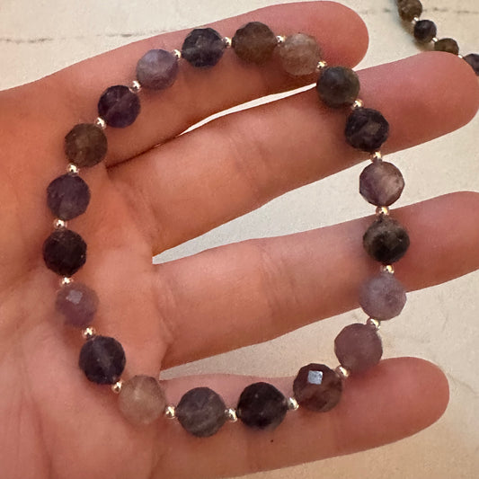 Large Jasper Sterling Silver Bracelet