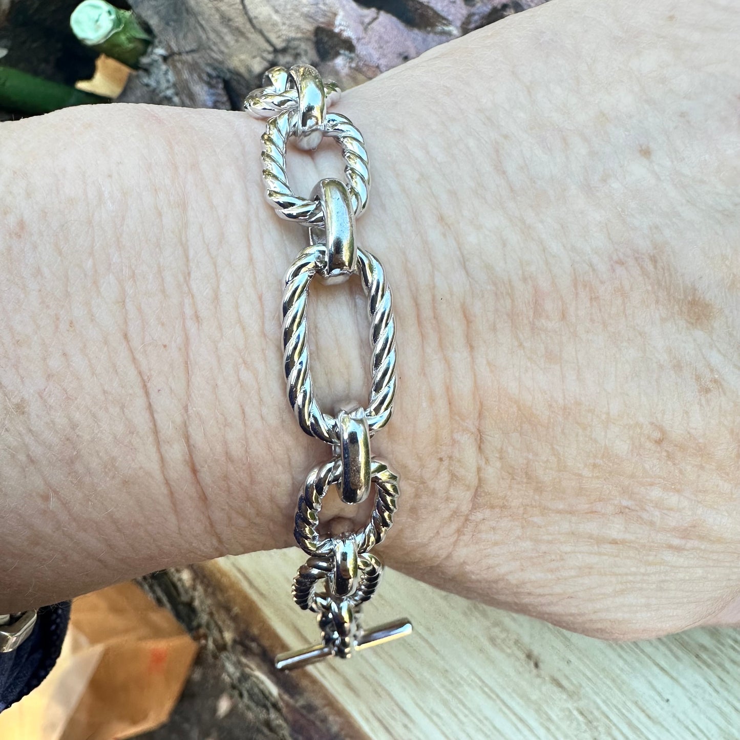 Sterling Silver Link Bracelet