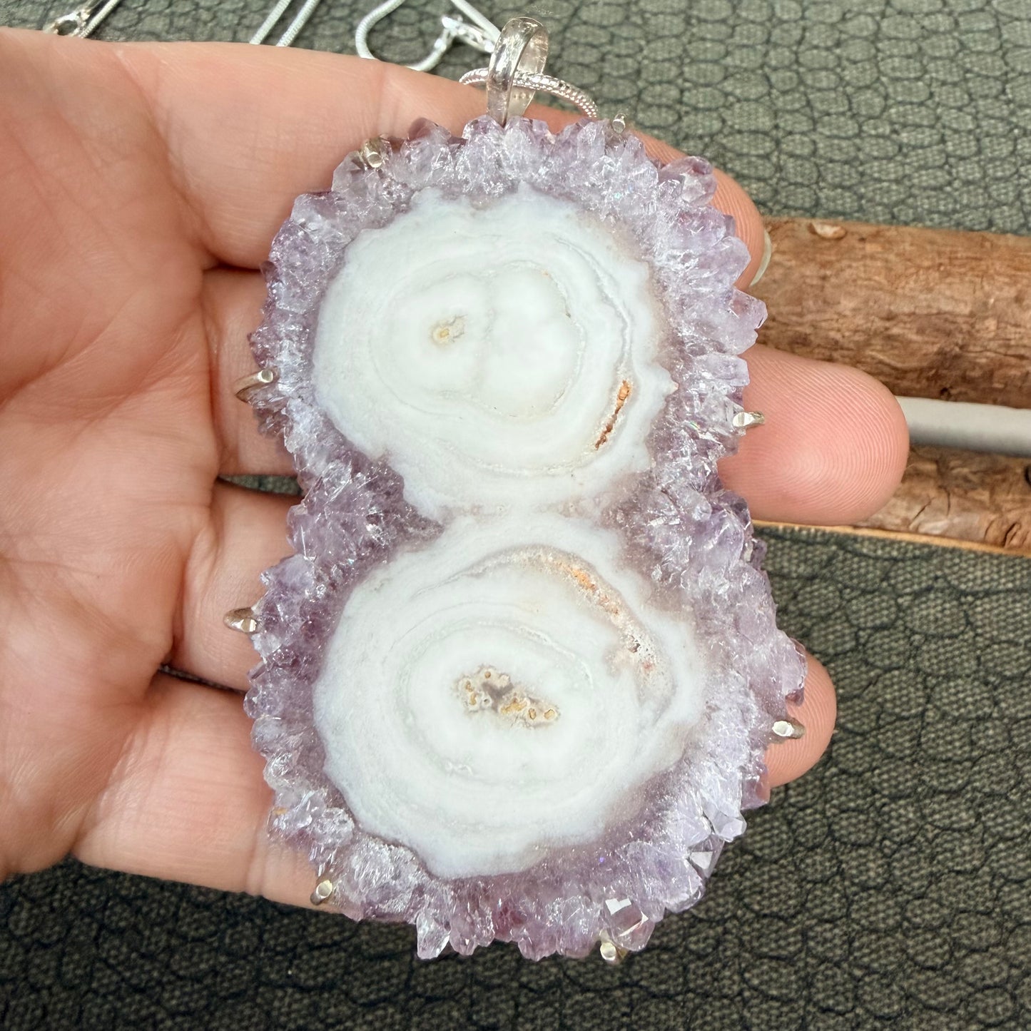 Sale - Amethyst Sterling Silver (18”)