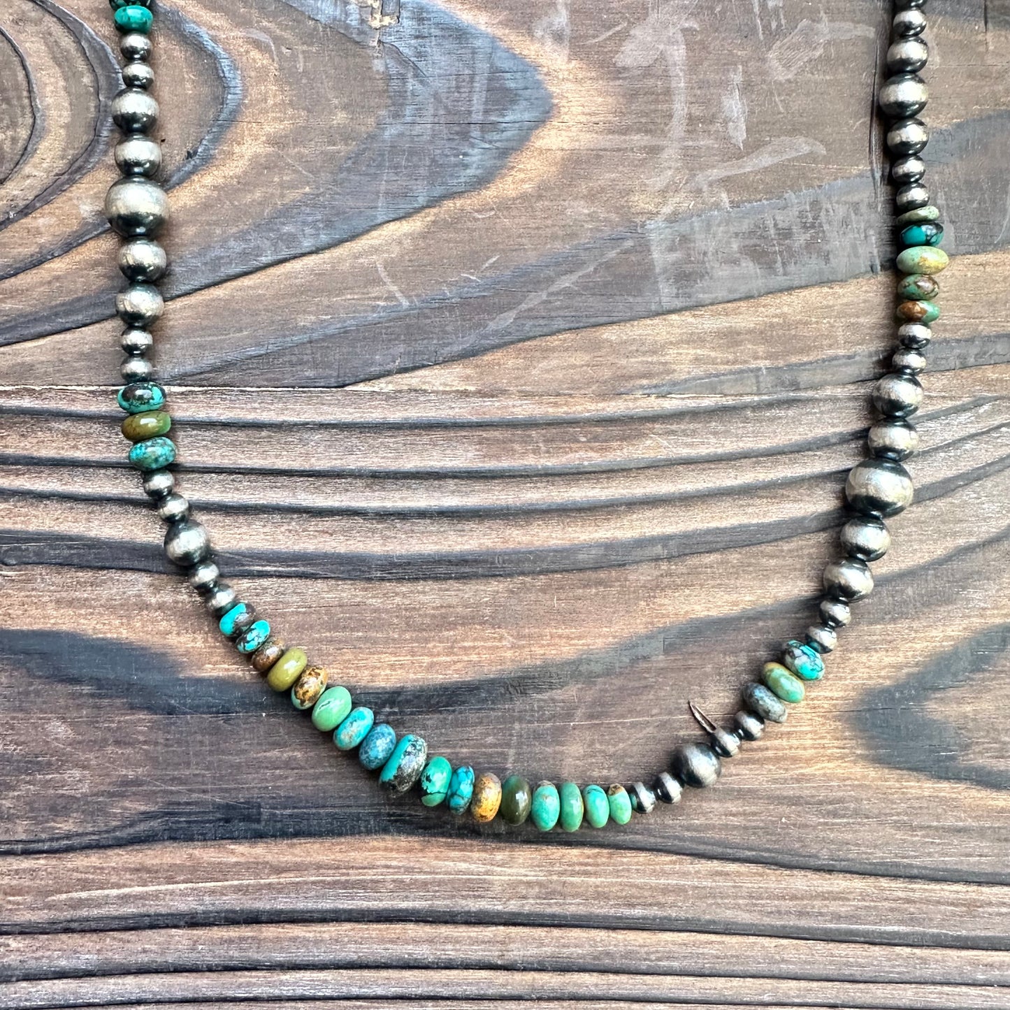 Arizona Turquoise Navajo Pearl Necklace (18"-20")