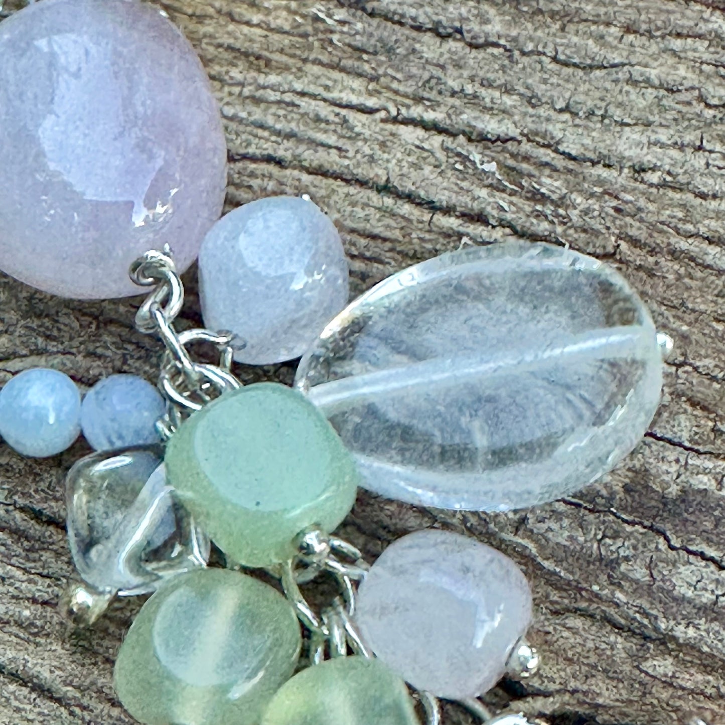 B0357 Sterling Rose Quartz Bracelet (6.5”-7.25”)