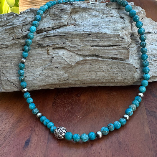 Navajo Pearl Turquoise Jasper Necklace