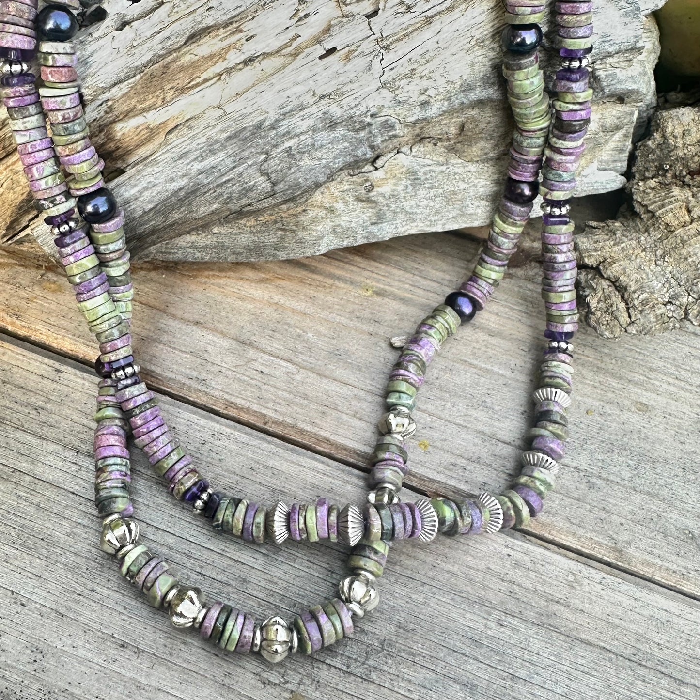 Atlantisite Pearl Necklace (18”-20”)