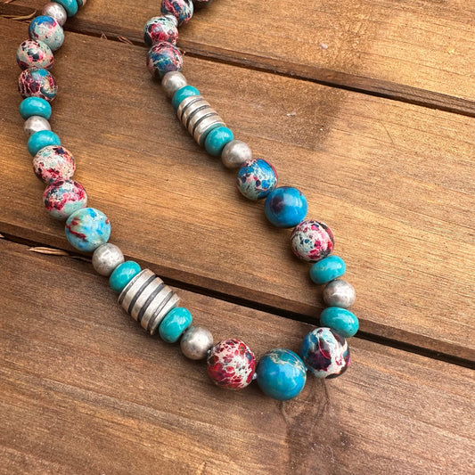 Jasper Sterling Sterling Necklace (22”-24”)