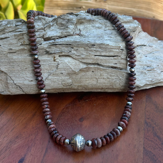 Navajo Pearl Jasper Necklace