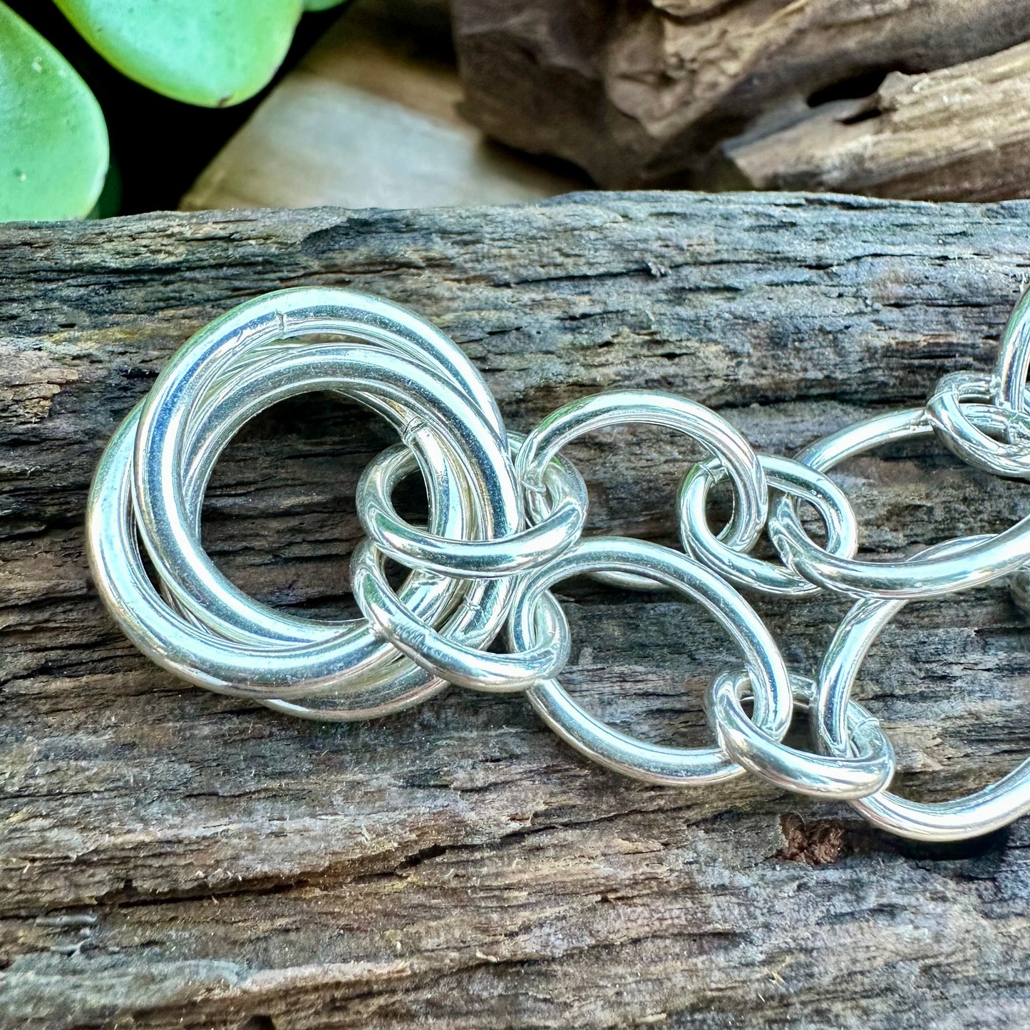B0323 Sterling Silver Toggle Bracelet