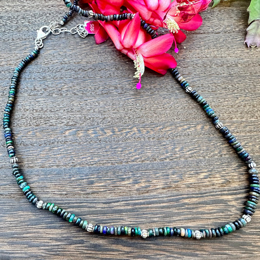 Ethiopian Opal Necklace (18”-20”)