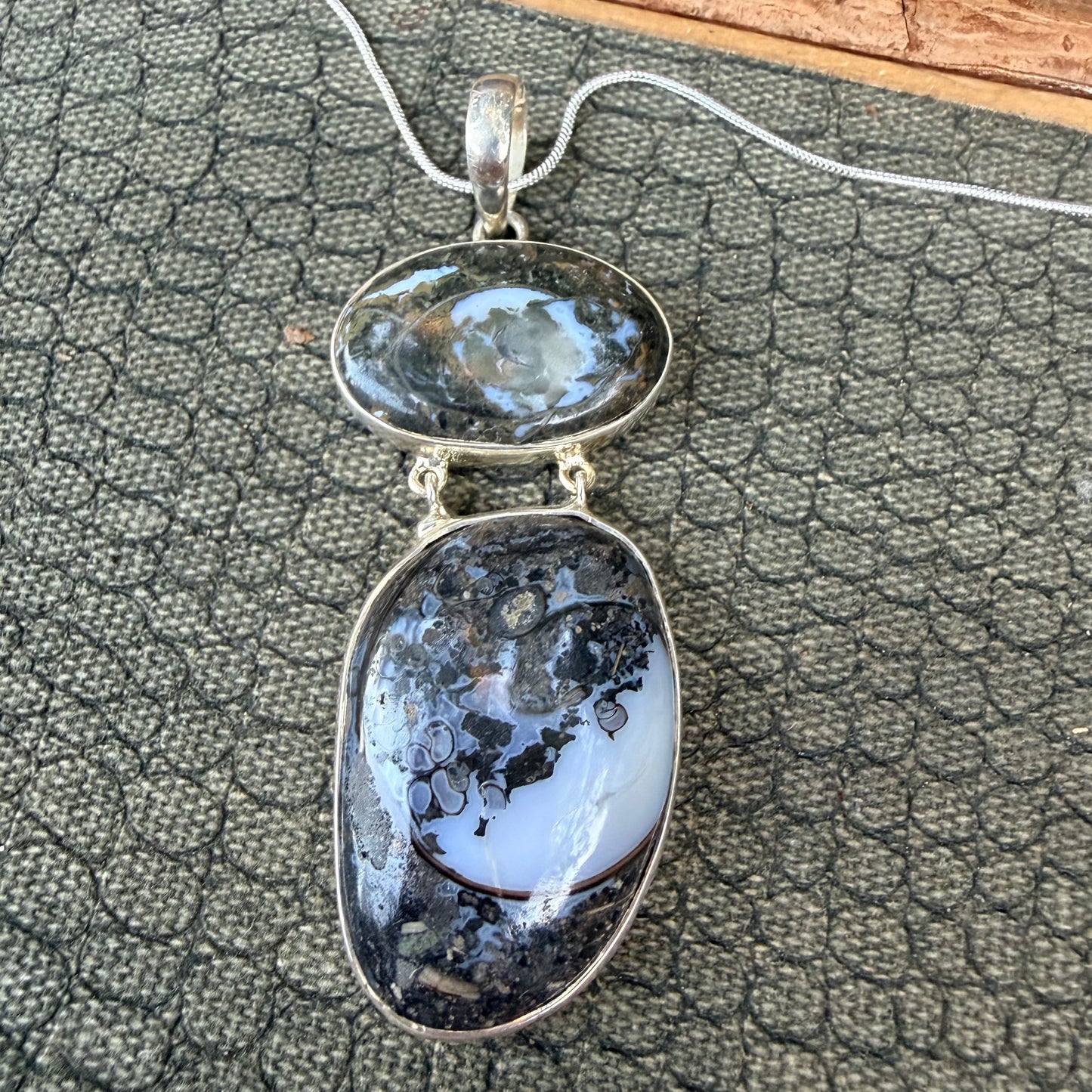 Sale - Agate Sterling Silver (18”)