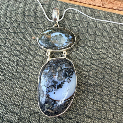 Sale - Agate Sterling Silver (18”)