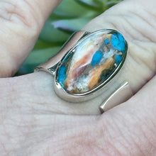 Load image into Gallery viewer, Turquoise Spiny Oyster Ring
