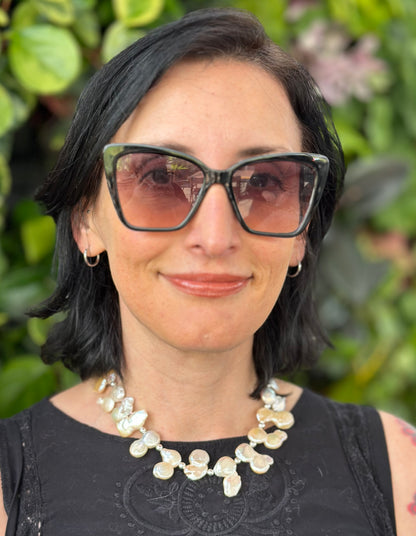 Pearl Statement Necklace (18”-20”)