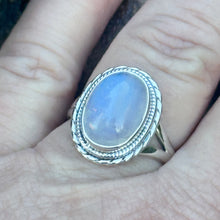 Load image into Gallery viewer, Moonstone Sterling Silver Ring
