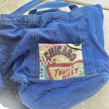 Load image into Gallery viewer, Handmade Fully Lined Denim Bag
