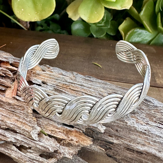 Sterling Silver Weave Cuff