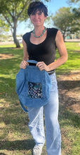 Load image into Gallery viewer, Handmade Fully Lined Denim Bag

