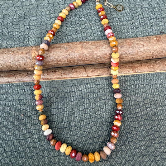 Sale - 18”-20”  Mookaite Necklace