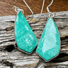 Load image into Gallery viewer, E0716  Malachite Earrings (1.8”)
