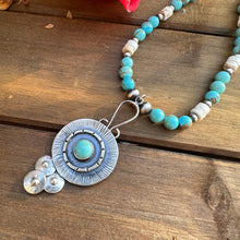 Load image into Gallery viewer, Navajo Pearl Turquoise Necklace
