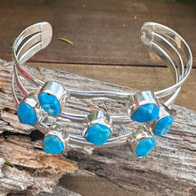 Load image into Gallery viewer, Turquoise Sterling Silver Cuff
