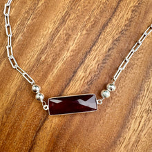 Load image into Gallery viewer, N0944  Garnet Necklace (18&quot;-20&quot;)
