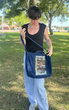 Load image into Gallery viewer, Handmade Fully Lined Denim Bag
