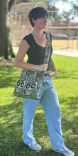 Load image into Gallery viewer, Handmade Fully Lined Denim Market Bag
