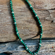 Load image into Gallery viewer, N0880   Malachite Necklace (18”-20”)
