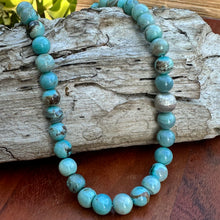 Load image into Gallery viewer, Terra Aqua Jasper Sterling Necklace (18-20&quot;)
