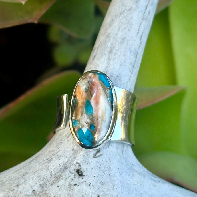 Turquoise Spiny Oyster Ring