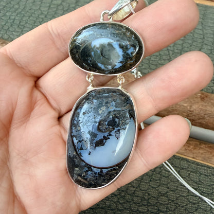 Sale - Agate Sterling Silver (18”)