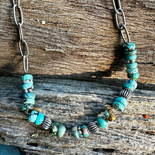 Load image into Gallery viewer, N0881   Turquoise Necklace (18”-20”)
