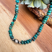 Load image into Gallery viewer, Navajo Pearl Turquoise Necklace 18”-20”
