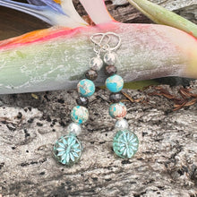 Load image into Gallery viewer, Turquoise Sterling Earrings
