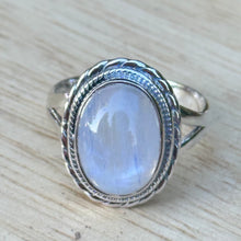 Load image into Gallery viewer, Moonstone Sterling Silver Ring
