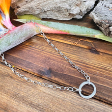 Load image into Gallery viewer, Sterling CZ Circle Necklace
