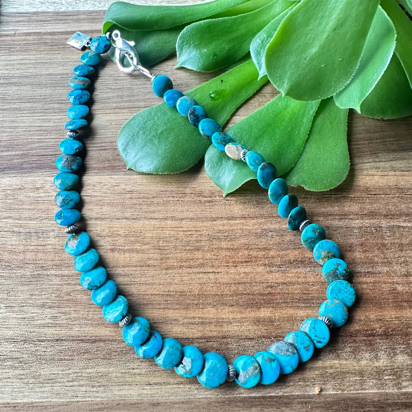 Turquoise Navajo Pearls Necklace (17”-19”)