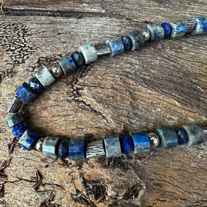 N0884  Lapis Jasper Necklace (18”-20”)