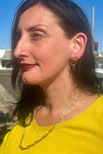 Load image into Gallery viewer, E0730  Art Deco Gold Earrings (2”)
