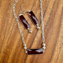 Load image into Gallery viewer, N0944  Garnet Necklace (18&quot;-20&quot;)
