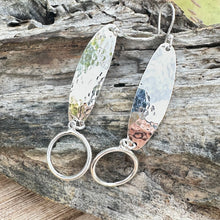 Load image into Gallery viewer, Taxco Hammered  Earrings 2.5”
