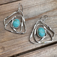 Load image into Gallery viewer, E0693  Artisan Turquoise Earrings
