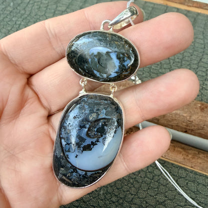 Sale - Agate Sterling Silver (18”)
