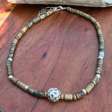 Load image into Gallery viewer, Jasper Sterling Necklace (18-20&quot;)
